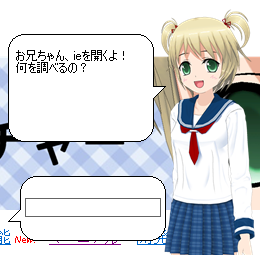 InternetExplorerが起動